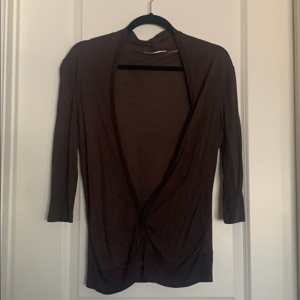 Lightweight 3/4 length sleeve cardigan